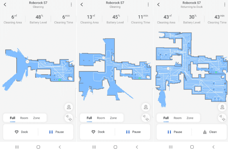 You can follow the map creation process live in the app